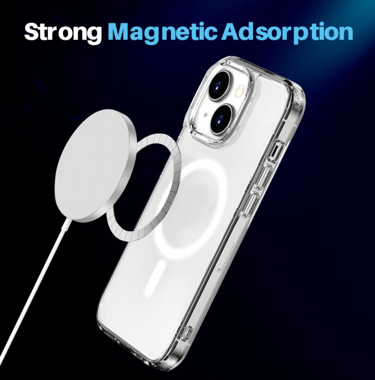 For iPhone 15 Plus NORTHJO 5 in 1 Magsafe Clear Phone Case with 2pcs Screen Film + 2pcs Rear Lens Film - iPhone 15 Plus Cases by NORTHJO | Online Shopping UK | buy2fix