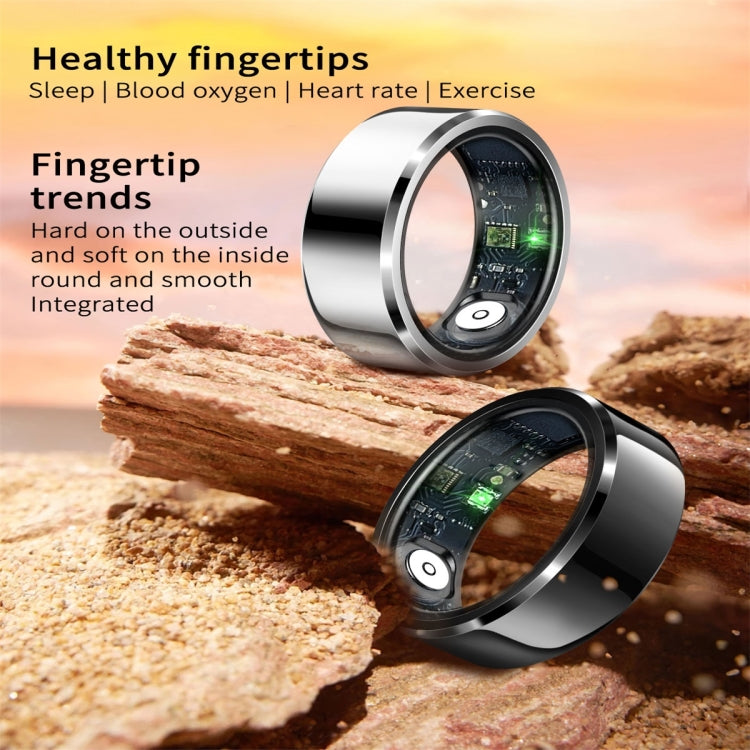 R6 SIZE 8 Smart Ring, Support Heart Rate / Blood Oxygen / Sleep Monitoring(White) - Smart Rings / Smart Telephones by buy2fix | Online Shopping UK | buy2fix