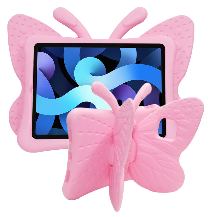 For iPad Air 11 2024 Butterfly Bracket Kids EVA Shockproof Tablet Case(Pink) - iPad Air 11 2024 Cases by buy2fix | Online Shopping UK | buy2fix