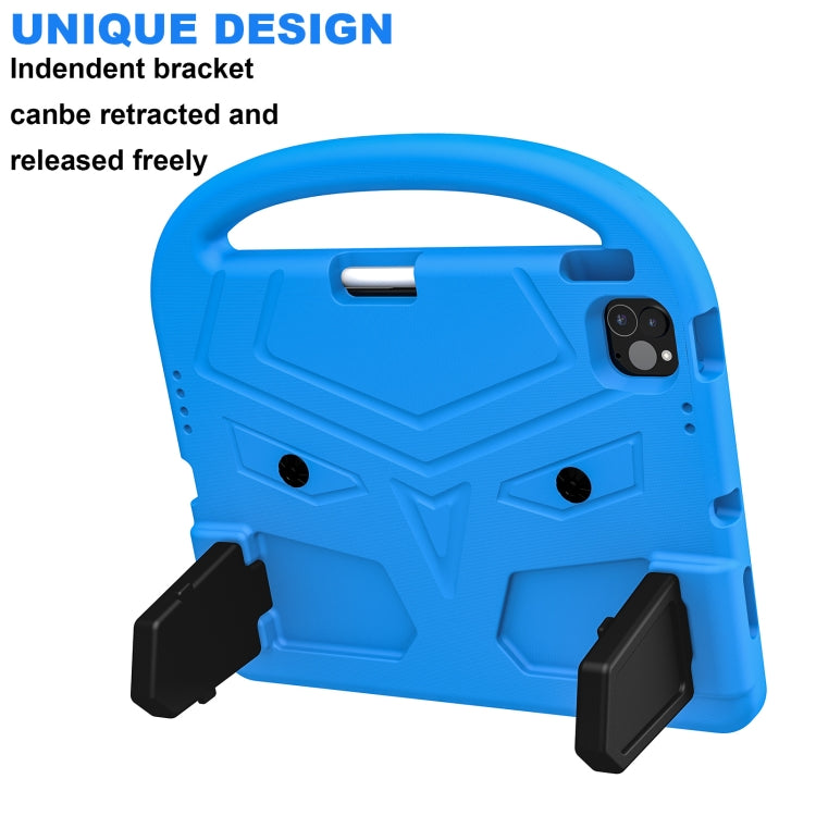 For iPad Air 11 2024 Sparrow Style Shockproof Kickstand EVA Tablet Case(Blue) - iPad Air 11 2024 Cases by buy2fix | Online Shopping UK | buy2fix