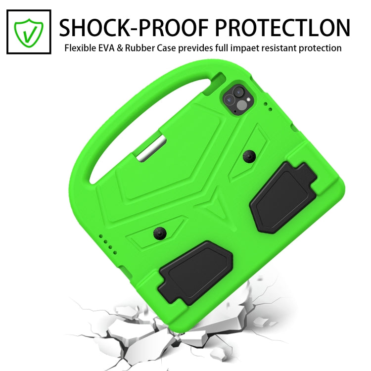 For iPad Pro 11 2024 Sparrow Style Shockproof Kickstand EVA Tablet Case(Green) - iPad Pro 11 2024 Cases by buy2fix | Online Shopping UK | buy2fix