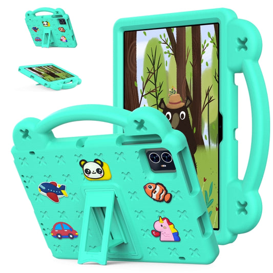 For Walmart ONN 10.1 Gen4 2024 Handle Kickstand Children EVA Shockproof Tablet Case(Mint Green) - Others by buy2fix | Online Shopping UK | buy2fix