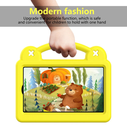 For Walmart Onn 7.0 Gen4 2024 Handle Kickstand Children EVA Shockproof Tablet Case(Yellow) - Others by buy2fix | Online Shopping UK | buy2fix