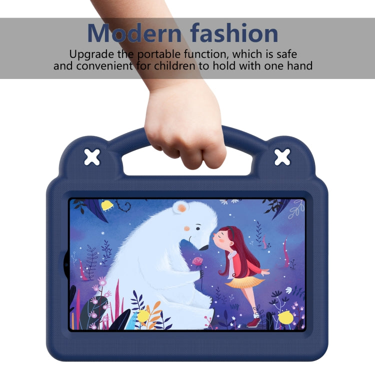For Walmart Onn 7.0 Gen4 2024 Handle Kickstand Children EVA Shockproof Tablet Case(Navy Blue) - Others by buy2fix | Online Shopping UK | buy2fix