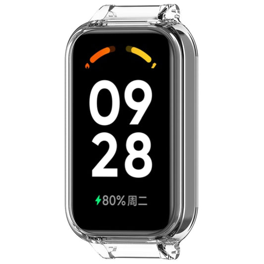 For Redmi Band 2 Half Pack PC Watch Protective Case(Transparent White) - Watch Cases by buy2fix | Online Shopping UK | buy2fix