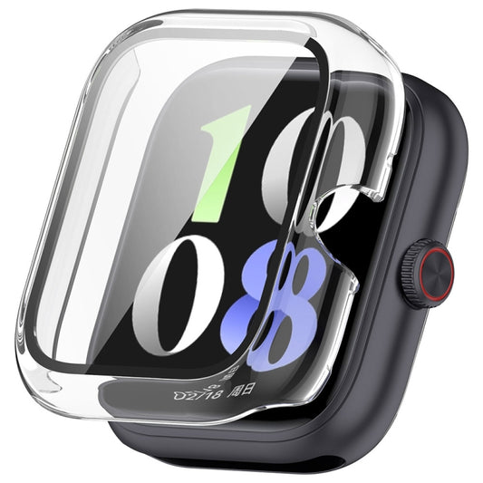 For vivo Watch GT PC + Tempered Glass Film Integrated Watch Protective Case(Transparent White) - Watch Case by buy2fix | Online Shopping UK | buy2fix