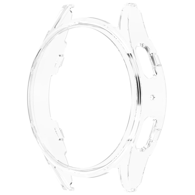 For Sansung Galaxy Watch 7 44mm Half Pack Hollow PC Watch Protective Case(Transparent White) - Watch Cases by buy2fix | Online Shopping UK | buy2fix