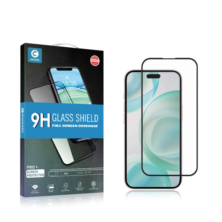 For iPhone 16 Pro mocolo 2.5D Full Glue Full Cover Tempered Glass Film - iPhone 16 Pro Tempered Glass by mocolo | Online Shopping UK | buy2fix