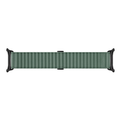 For Apple Watch Ultra 49mm Off Road Magnetic Buckle Braided Nylon Watch Band(Army Green) - Watch Bands by buy2fix | Online Shopping UK | buy2fix