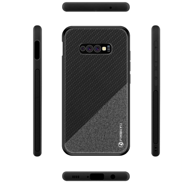 PINWUYO Honors Series Shockproof PC + TPU Protective Case for Galaxy S10e(Brown) - Galaxy Phone Cases by PINWUYO | Online Shopping UK | buy2fix