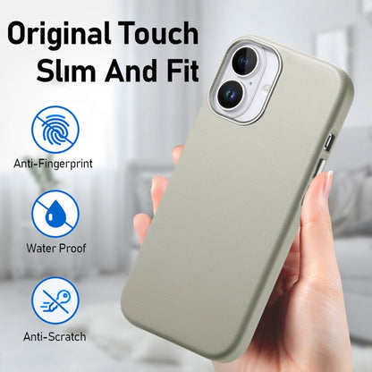 For iPhone 16 Pro Electroplated Metal Button Shockproof Phone Case(White) - iPhone 16 Pro Cases by buy2fix | Online Shopping UK | buy2fix