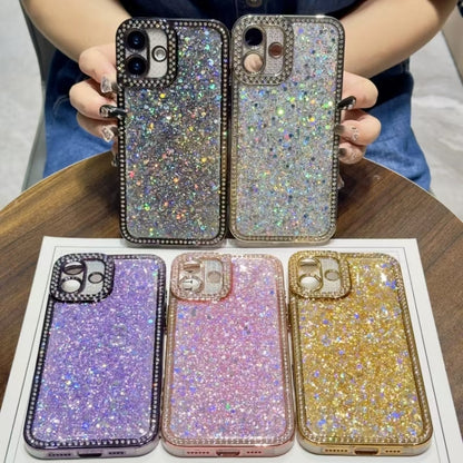 For iPhone 16 Plus Diamond Glitter Sequins TPU Phone Case(Silver) - iPhone 16 Plus Cases by buy2fix | Online Shopping UK | buy2fix