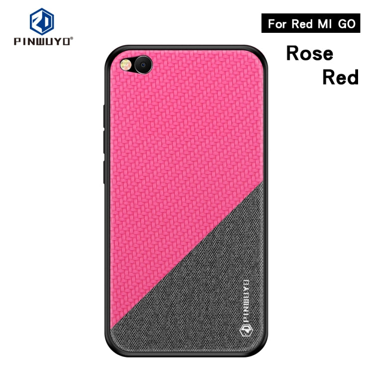 PINWUYO Honors Series Shockproof PC + TPU Protective Case for Xiaomi Redmi Go(Red) - Xiaomi Cases by PINWUYO | Online Shopping UK | buy2fix