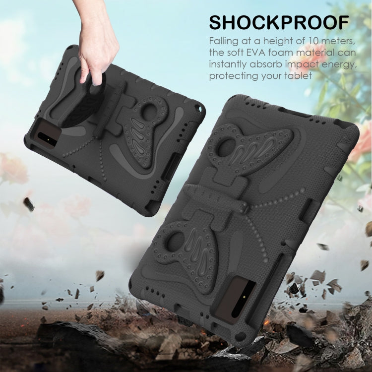 For Lenovo Tab M11 / Xiaoxin Pad 11 2024 Butterfly Bracket EVA Shockproof Tablet Case(Black) - Lenovo by buy2fix | Online Shopping UK | buy2fix