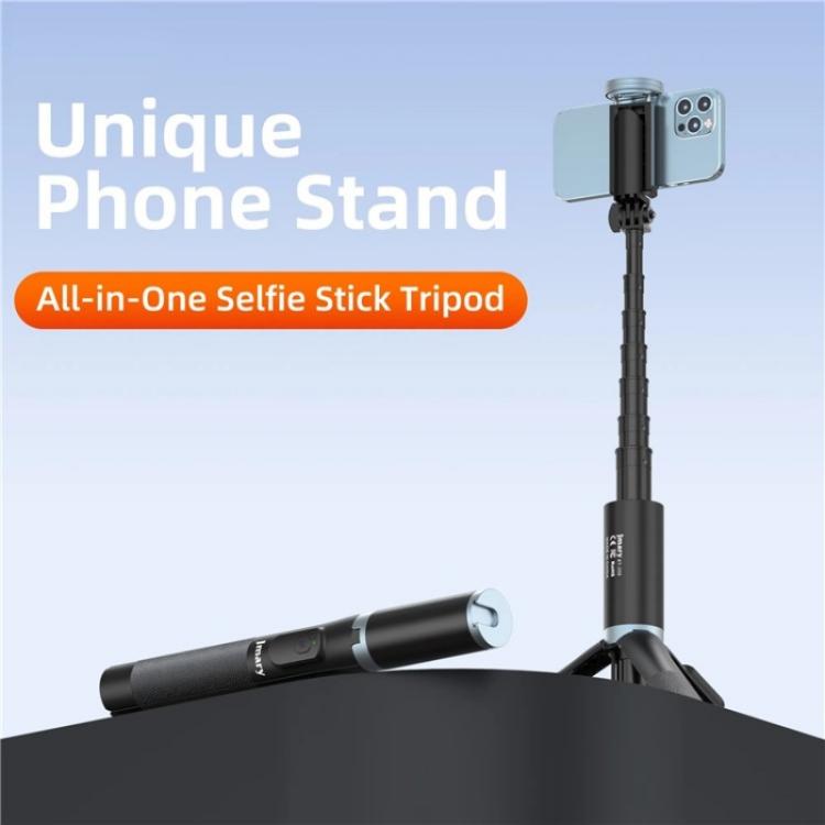 JMARY KT-259 360 Degree Rotating Phone Clip Retractable Selfie Stick Tripod - Selfie Sticks by Jmary | Online Shopping UK | buy2fix