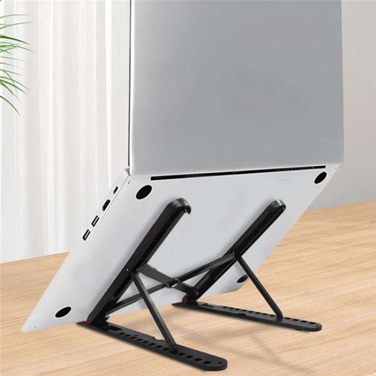 A9 Adjustable Height Portable Laptop Foldable Desktop Holder(Black) - Laptop Stand by buy2fix | Online Shopping UK | buy2fix