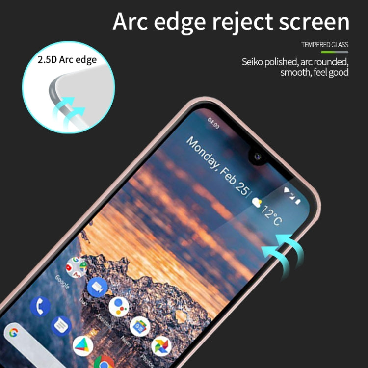 PINWUYO 9H 2.5D Full Screen Tempered Glass Film for Nokia 4.2(Black) - Nokia Tempered Glass by PINWUYO | Online Shopping UK | buy2fix