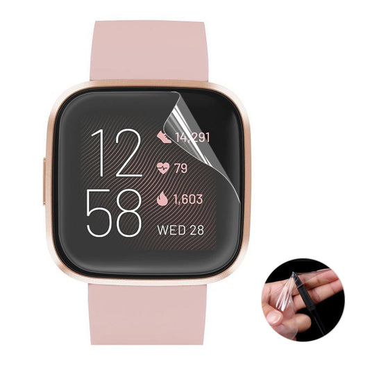 For Fitbit Versa 2 ENKAY Hat-Prince Soft TPU Film Screen Full Coverage Protector - Screen Protector by ENKAY | Online Shopping UK | buy2fix