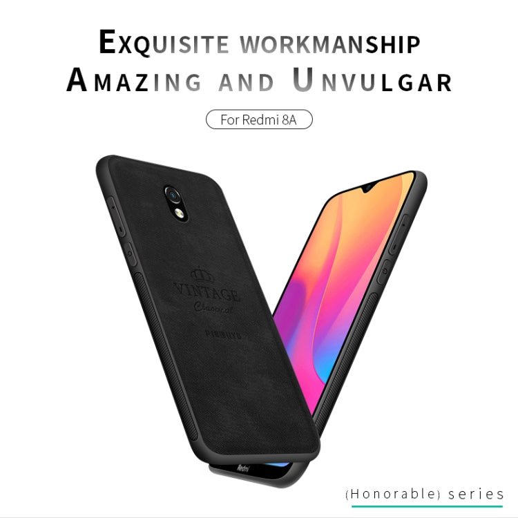 For Xiaomi RedMi 8A PINWUYO Zun Series PC + TPU + Skin Waterproof And Anti-fall All-inclusive Protective Shell(Blue) - Xiaomi Cases by PINWUYO | Online Shopping UK | buy2fix