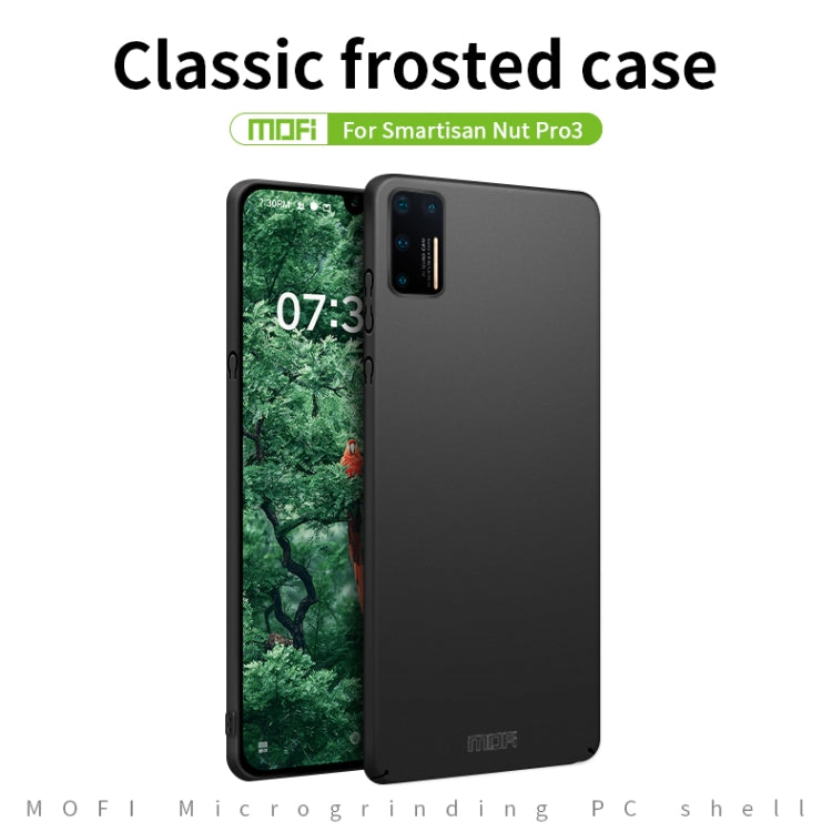 For Smartisan Nut Pro3 MOFI Frosted PC Ultra-thin Hard Case(Black) - More Brand by MOFI | Online Shopping UK | buy2fix