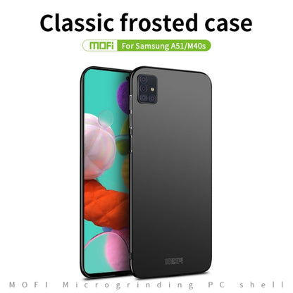 For Galaxy A51 MOFI Frosted PC Ultra-thin Hard Case(Blue) - Galaxy Phone Cases by MOFI | Online Shopping UK | buy2fix