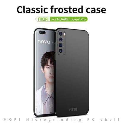 For Huawei Nova 7 Pro MOFI Frosted PC Ultra-thin Hard Case(Gold) - Huawei Cases by MOFI | Online Shopping UK | buy2fix