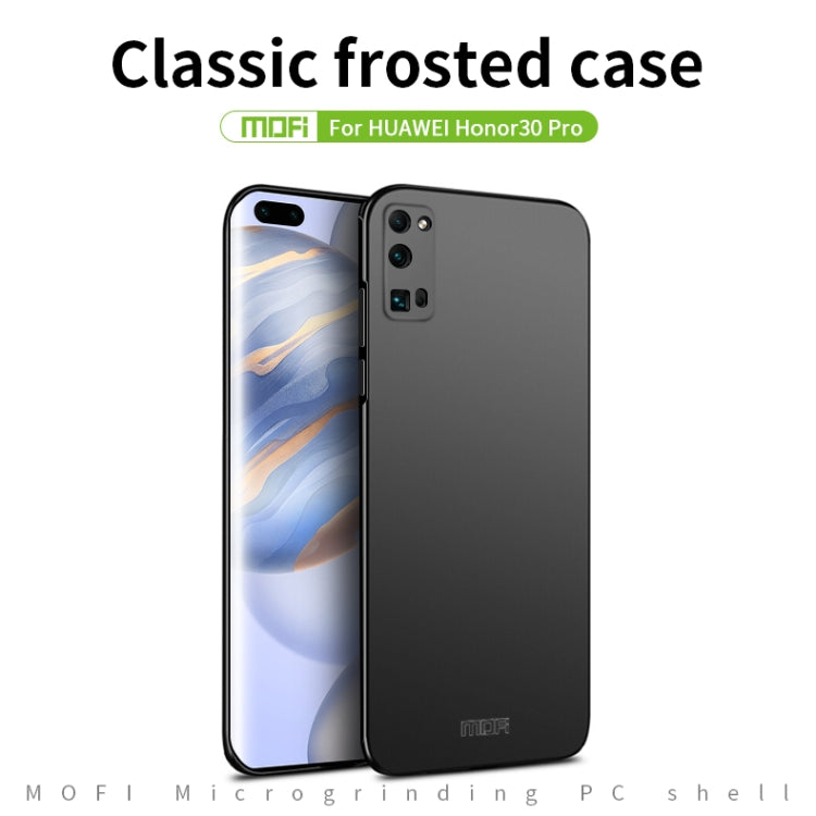 For Huawei Honor 30 Pro MOFI Frosted PC Ultra-thin Hard Case(Black) - Honor Cases by MOFI | Online Shopping UK | buy2fix