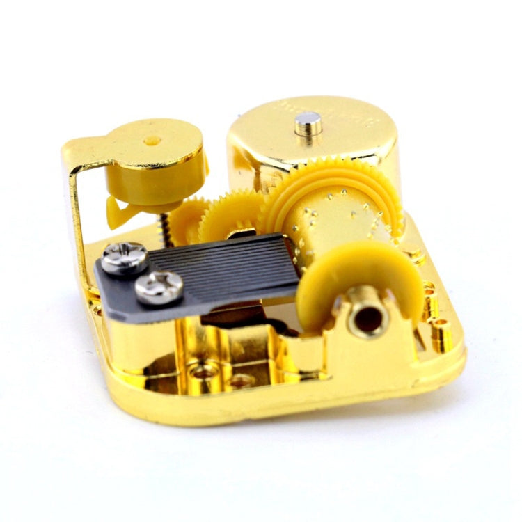 Eight-tone Gold-plated Bar Repair Parts DIY Sky City Paperback Music Box(My Heart Will Always Be) - Music Box by buy2fix | Online Shopping UK | buy2fix