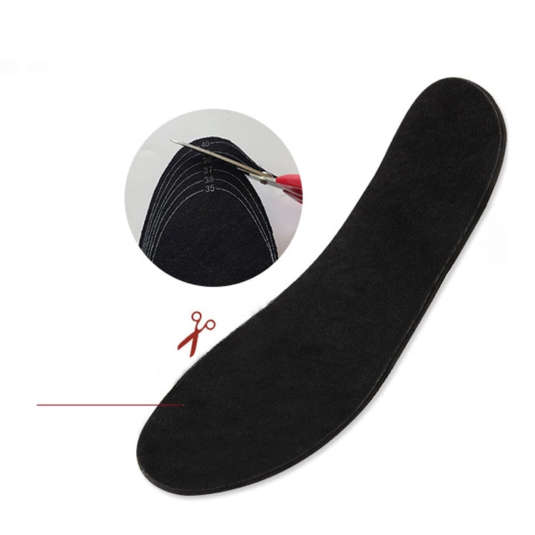 Smart Temperature-controlled Electric Insole Warm Foot Graphene Heating Insole Warm Foot Artifact Warm Foot Treasure, EU Plug, Size:35(Black for Women) - Shoes Care by buy2fix | Online Shopping UK | buy2fix