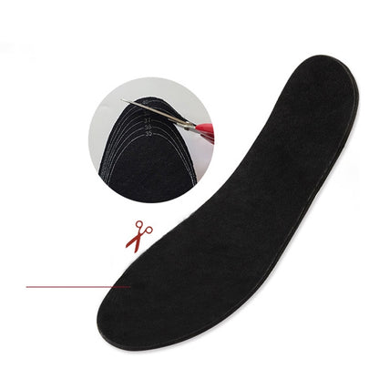 Smart Temperature-controlled Electric Insole Warm Foot Graphene Heating Insole Warm Foot Artifact Warm Foot Treasure, EU Plug, Size:37(Red for Men) - Shoes Care by buy2fix | Online Shopping UK | buy2fix