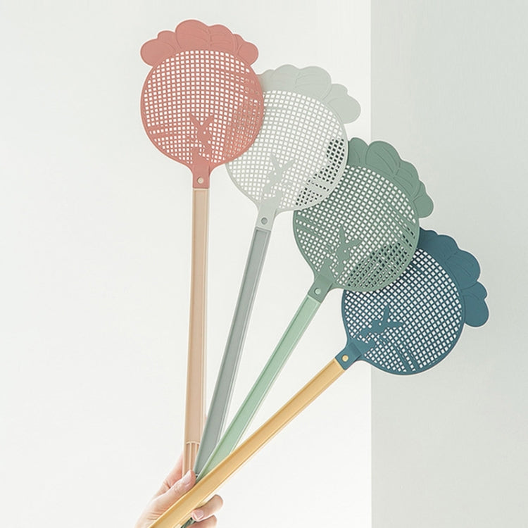 Summer Plastic Fly Swatter Flycatcher, Style:Lollipop Pattern(Dark Light Gray) - Fly Swatter by buy2fix | Online Shopping UK | buy2fix