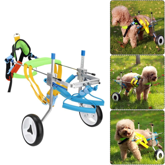 Pet Wheelchair Disabled Dog Old Dog Cat Assisted Walk Car Hind Leg Exercise Car For Dog/Cat Care, Size:XSLW - Training Aids by buy2fix | Online Shopping UK | buy2fix