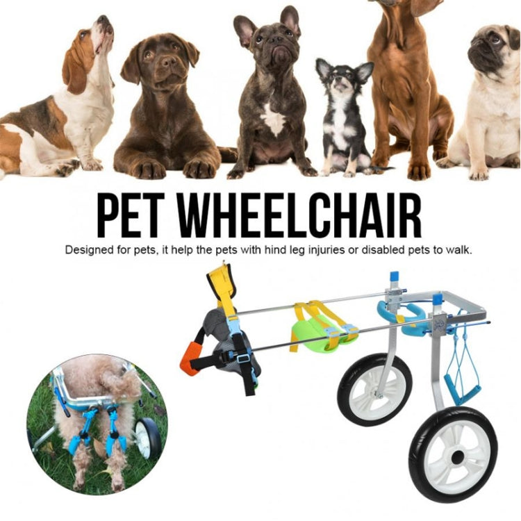 Pet Wheelchair Disabled Dog Old Dog Cat Assisted Walk Car Hind Leg Exercise Car For Dog/Cat Care, Size:XL - Training Aids by buy2fix | Online Shopping UK | buy2fix