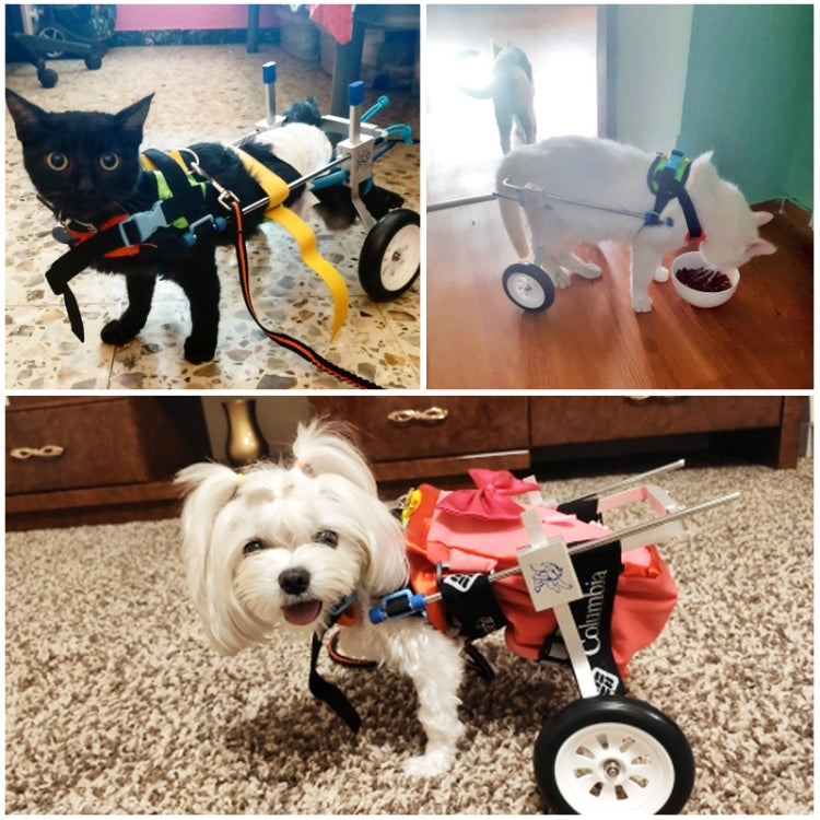 Pet Wheelchair Disabled Dog Old Dog Cat Assisted Walk Car Hind Leg Exercise Car For Dog/Cat Care, Size:XL - Training Aids by buy2fix | Online Shopping UK | buy2fix
