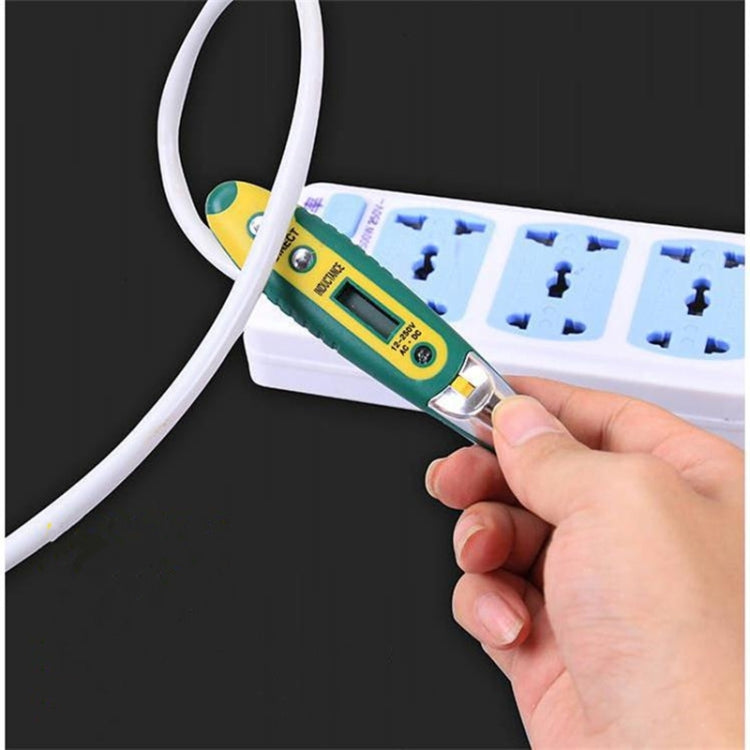 High Precision Electrical Tester Pen Screwdriver 220V AC DC Outlet Circuit Voltage Detector Test Pen with Night Vision, Specification:Digital Display Electric Pen (OPP) - Voltage Detector by buy2fix | Online Shopping UK | buy2fix