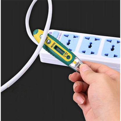 High Precision Electrical Tester Pen Screwdriver 220V AC DC Outlet Circuit Voltage Detector Test Pen with Night Vision, Specification:Digital Display Electric Pen (OPP) - Voltage Detector by buy2fix | Online Shopping UK | buy2fix