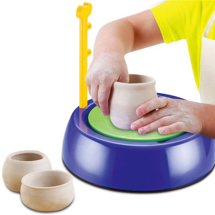 Portable Mini DIY Manual Electric Porcelain Pottery Children Art Education Crafts - DIY Developmental Toys by buy2fix | Online Shopping UK | buy2fix