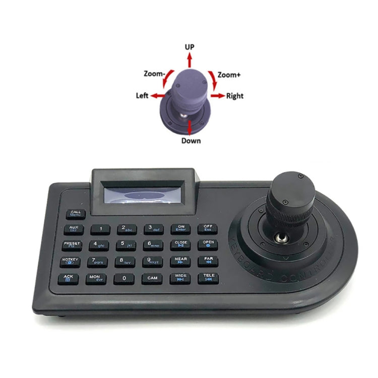 JSK-8003C Monitoring Keyboard PTZ Rocker Ball Camera Keyboard, Specification:3 Axis(US Plug) - Other Tools by buy2fix | Online Shopping UK | buy2fix