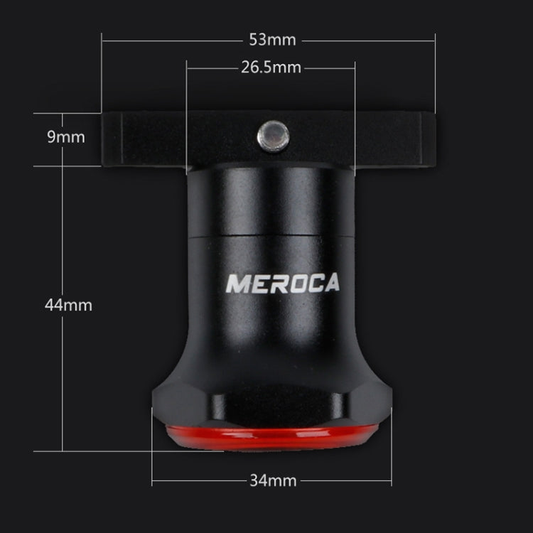 MEROCA MX2 Smart Sensor Brake Tail Light Mountain Bike Light USB Charging Road Bike Night Riding Tail Light, Color:Seat Cushion Installation Coloful - Taillights by buy2fix | Online Shopping UK | buy2fix