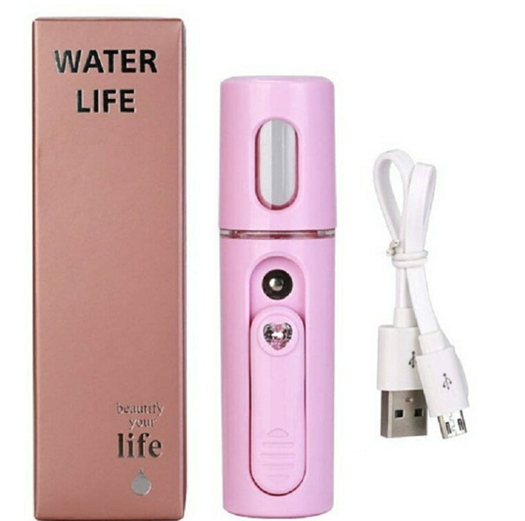 Facial Steamer Nano Steamer Handy  Face Moisture Sprayer Rechargeable Mini USB Charging Automatic Alcohol Sprayer(Light purple) - Beauty Instrument by buy2fix | Online Shopping UK | buy2fix