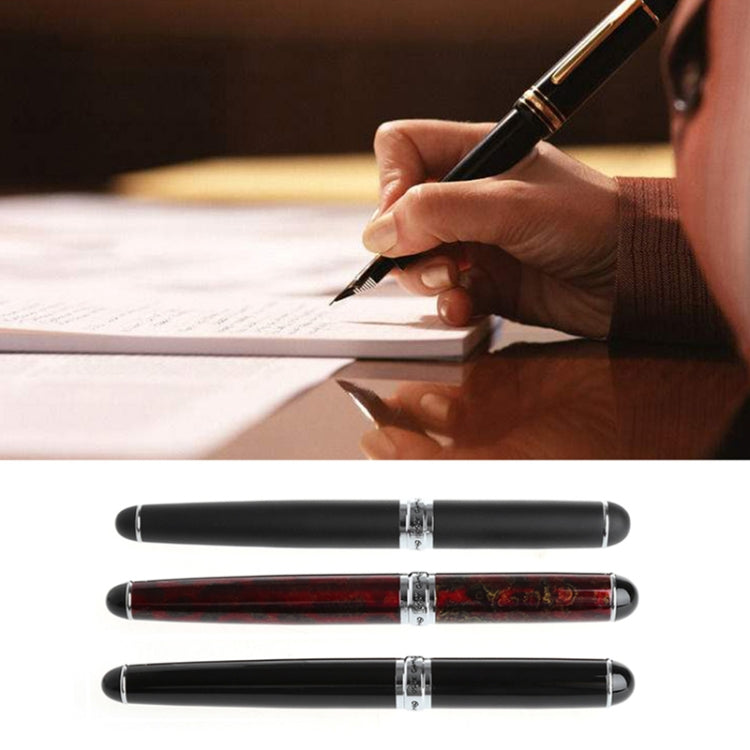 X750 Stationery Stainless Steel Fountain Pen Medium Nib Ink Pens School Oiifice Gift, Nib Size:0.5mm(Ivory) - Fountain Pens by buy2fix | Online Shopping UK | buy2fix