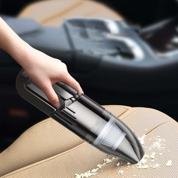 120W Car Vacuum Cleaner Car Small Mini Internal Vacuum Cleaner, Specification:Wired, Style:With 2 PCS Filter Element+Storage Bag - Vacuum Cleaner by buy2fix | Online Shopping UK | buy2fix