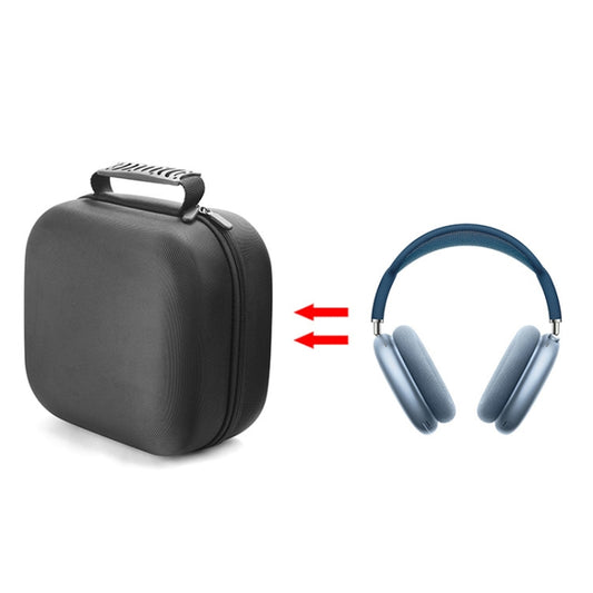 Shockproof Storage Handbag Dust-Resistant Protective Carrying Case for Airpods Max Wireless Headphones(Black) - For AirPods Max by buy2fix | Online Shopping UK | buy2fix