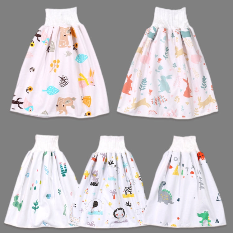 Baby Water-Proof And Leak-Proof Cloth Diapers Children Washable Cotton Cloth Bed-Wetting Skirt Pants, Colour: L(Dinosaur) - Baby Care by buy2fix | Online Shopping UK | buy2fix