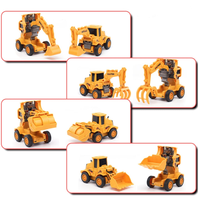 Children Educational Inertial Collision Deformation Engineering Vehicle Toy Model(Excavator) - Model Toys by buy2fix | Online Shopping UK | buy2fix