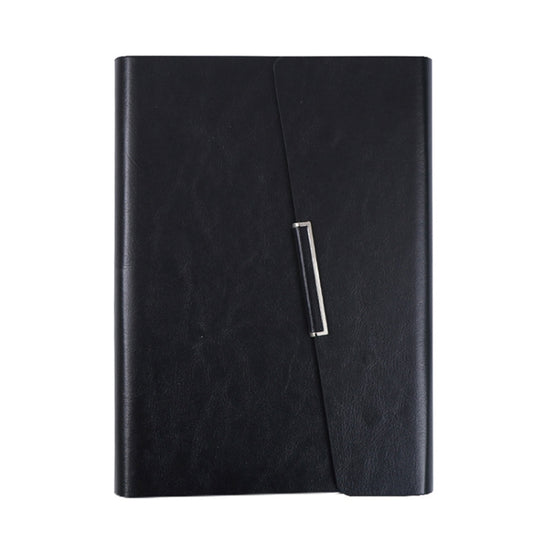 Business Notebook Imitation Leather PU Tri-Fold Loose-Leaf Notepad, Specification: A5(Black) - Notebooks by buy2fix | Online Shopping UK | buy2fix