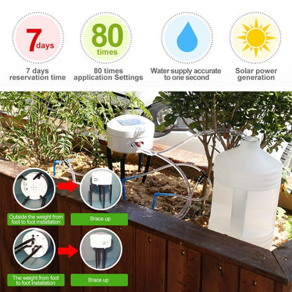 YGBH-1 Solar Automatic Flower Watering Device Household Intelligent Timing Lazy Watering Device,US Plug - Watering & Irrigation by buy2fix | Online Shopping UK | buy2fix