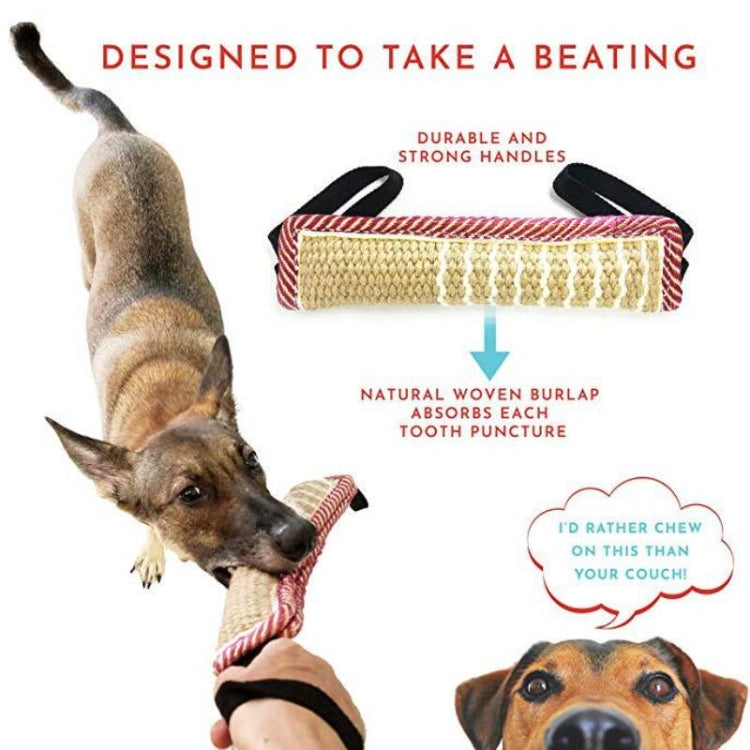 Dog Training Hemp Bite Stick Dog Bite Stick Dog Training Supplies(A4) - Training Aids by buy2fix | Online Shopping UK | buy2fix