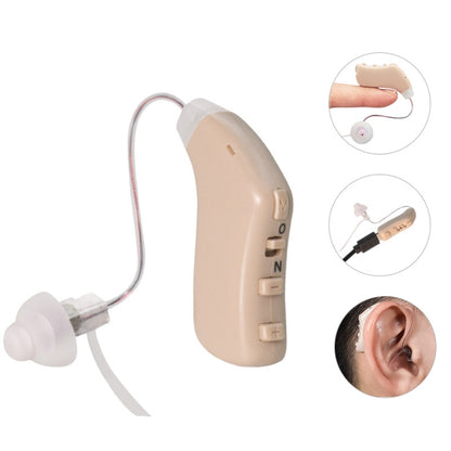 G28 Old Man Hearing Aid Sound Amplifier Sound Collector, Style: Left Ear(Skin Color) - Hearing Aids by buy2fix | Online Shopping UK | buy2fix