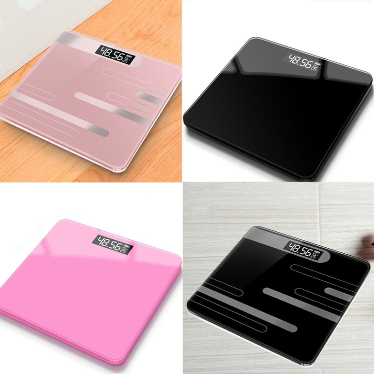 Mini Electronic Scale Home Weighing Scale Battery Stlye(Lines Rose Gold) - Body Scales by buy2fix | Online Shopping UK | buy2fix